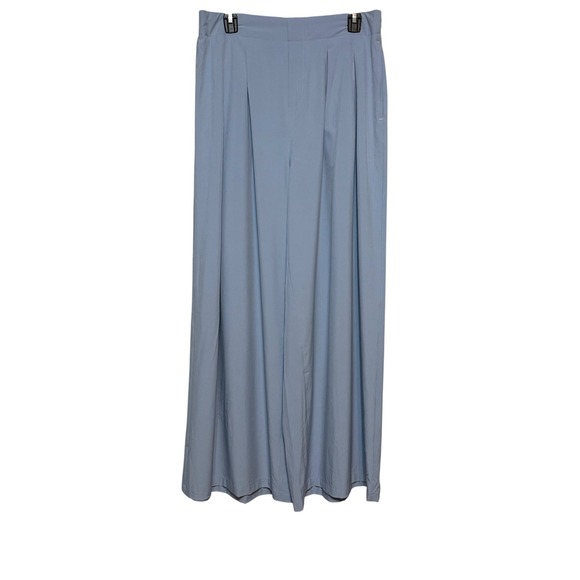 NWT Halara Clean Girl Pleated Wide Leg Pants Womens Size Large Coastal Chic - Picture 1 of 7
